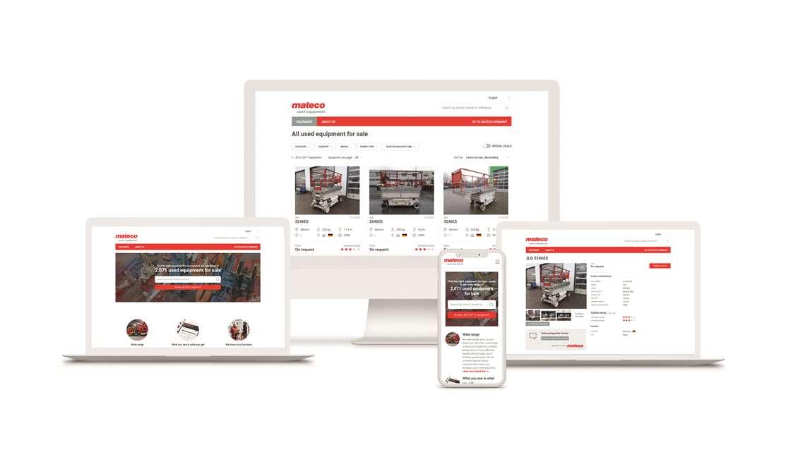 mateco used equipment website
