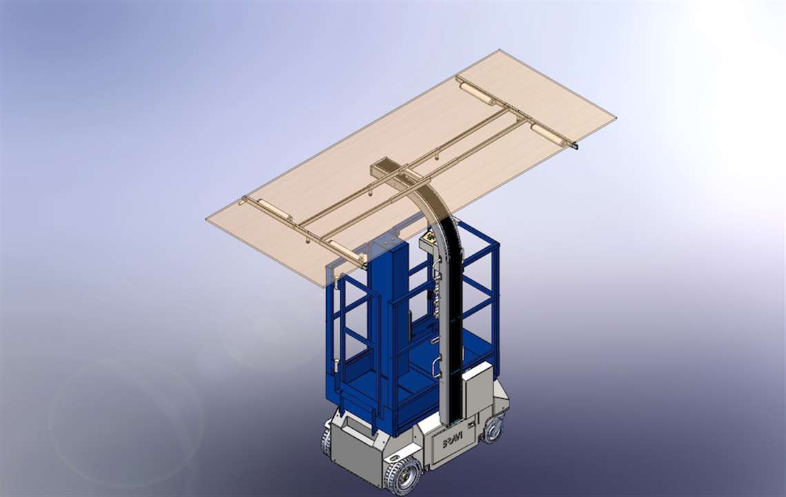 The Bravi Leondard HD platform with Solo-Gyps attachment
