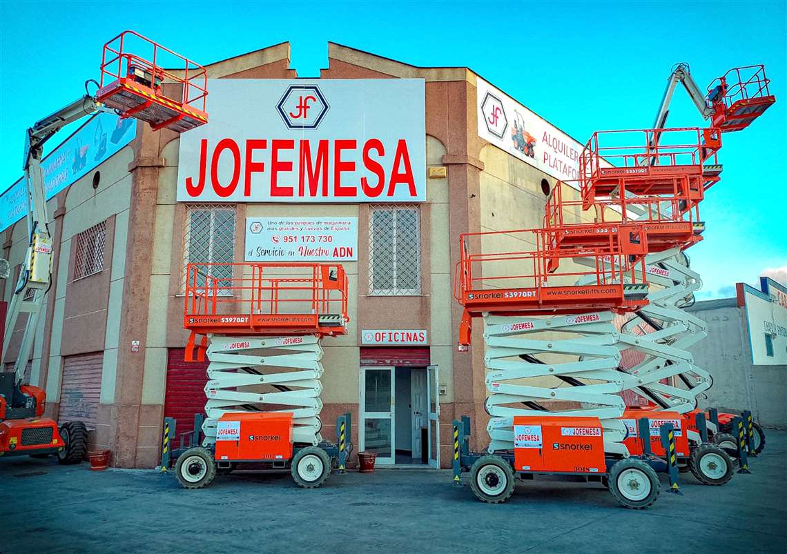 Jofemesa's new Snorkel lifts include electric and diesel models
