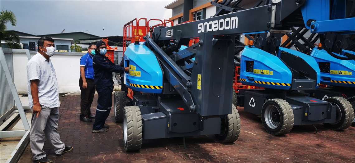 Schmetterling Rental's new Sinoboom platforms