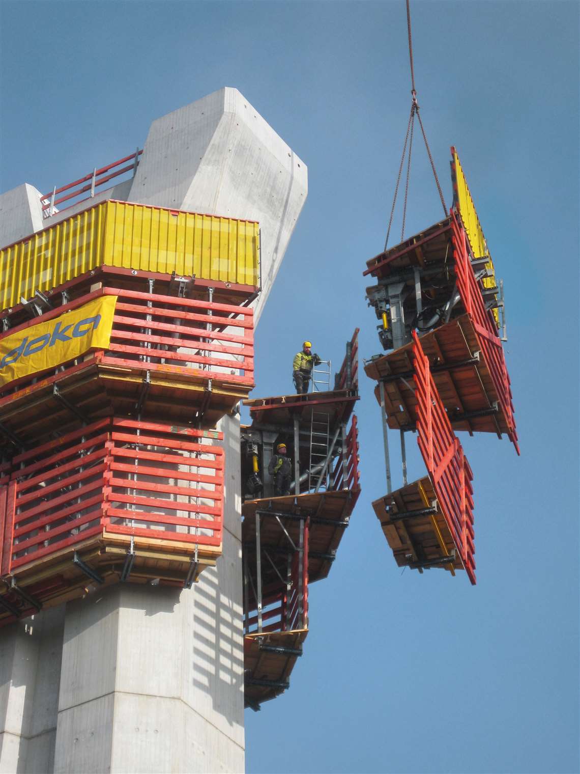 Doka formwork preassembly team