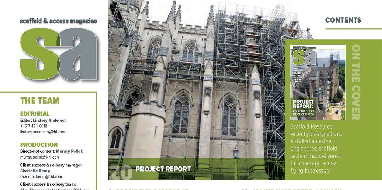 Magazine Scaffold Scaffold & Access Magazine November-December - Access Briefing