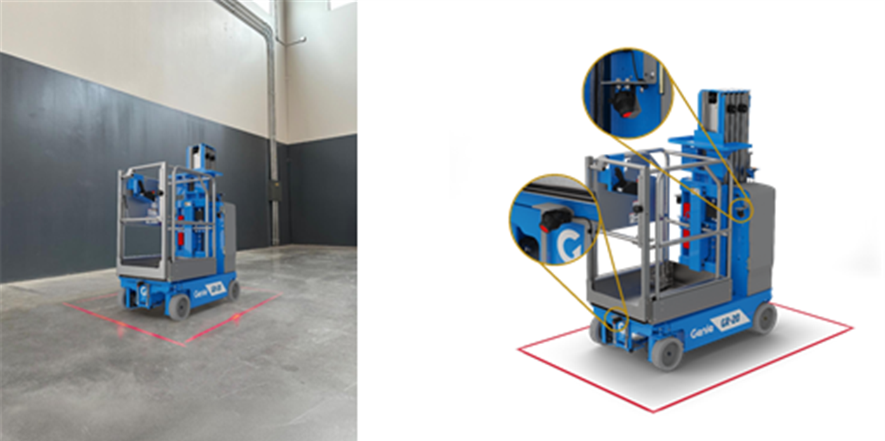 Genie expands safety lighting option to mast lifts