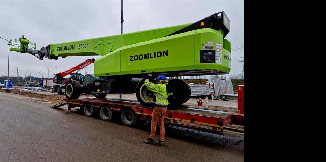 First 58m Zoomlion boom on site in Europe - Access Briefing