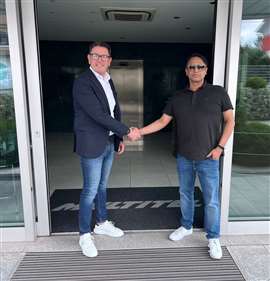 From left: Roberto Marangoni, Global Marketing  and International Sales Director Multitel Pagliero, and Anirban Ghosh, owner and founder of Nexa Global Infra Solutions.