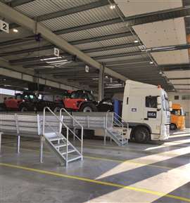 Manitou loading dock