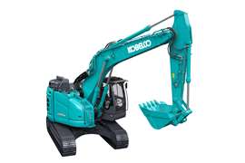 The new generation SK380SRLC will be shown by Kobelco. It is the company’s largest short tail swing excavator.