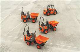 Ausa showed a range of electric machines at the Intermat show. (Photo: Ausa)