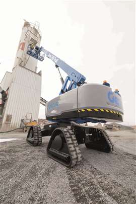 Genie’s updated Trax system will be  on the Z-62/40 boom lift.