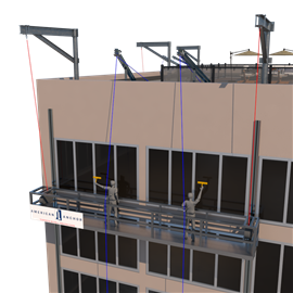 suspended platforms, scaffolding