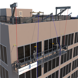 suspended platforms, scaffolding