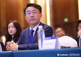 Photo showing Luo Guobing, the newly appointed chairman of LiuGong. (Photo: Liugong)