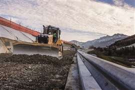 Dozer using Topcon MC Max Dozer technology