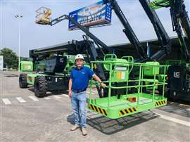 Mr. Li Ying, managing director of LiuGong Access (Image: KHL Group)