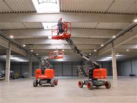 The all-electric Skyjack SJ60 AJE