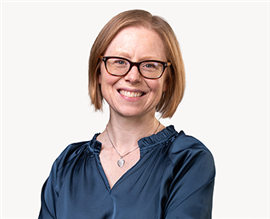 Head and shoulders portrait photo of Alice Woodwark, who becomes VP's CEO on 1 February 2026. 