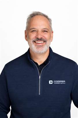 Studio shot of Brian Spilak, CEO, Cooper Equipment Rentals. (Image; Cooper Equipment).