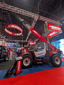 Manitou's MT 1840 e telehandler.