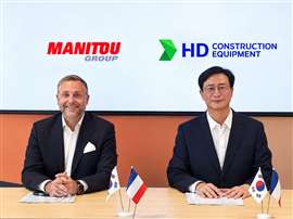Accordo tra Manitou e HD Construction Equipment