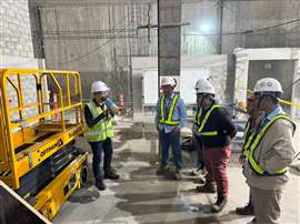 Haulotte en el proyecto del metro de Filipinas