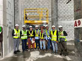 Haulotte en el proyecto del metro de Filipinas
