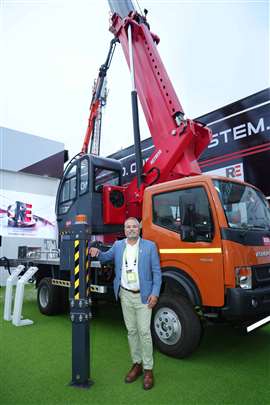 Meghraj Singh – Rentease – Bauma ConExpo India