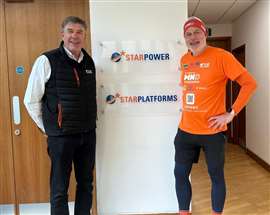 Star Platforms MD Richard Miller- MND fundraiser John English