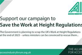 Government responds to fears Work at Height Regs will be scrapped