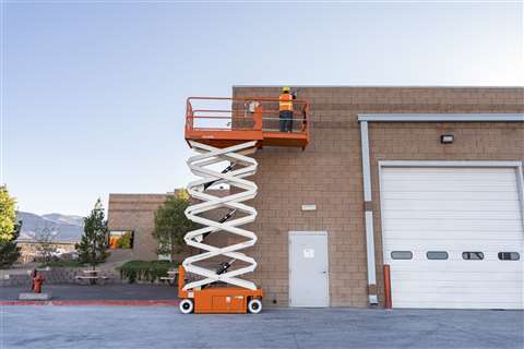 The Snorkel S4740E scissor lift