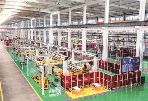 Inside Dingli new factory in Zhejiang, China