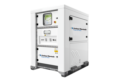 One United Rental's new Powrbank energy storage units