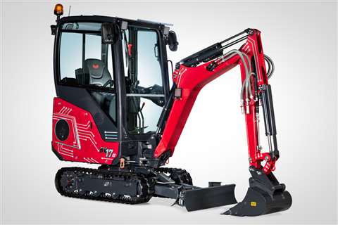 SV17e mini excavator from Yanmar