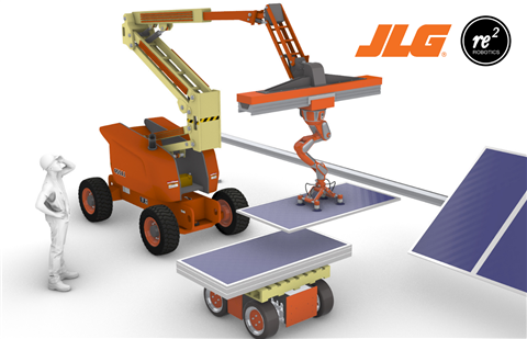 A graphic of the JLG and RE2 integrated unit