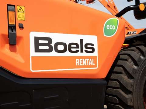 One of Boels' eco range machines