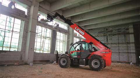 LGMG’s first telehandler, the H1840.