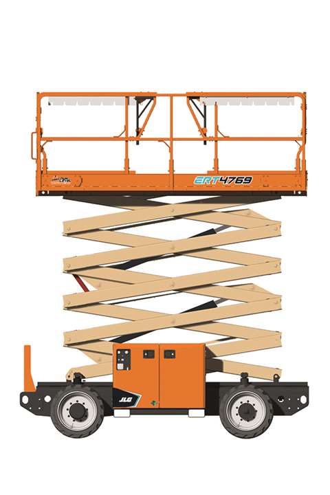 The JLG ERT476 scissor lift