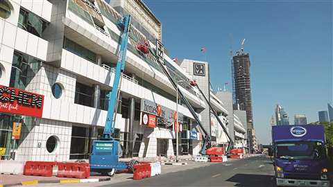 ARG at work at a facility management project  in Dubai.