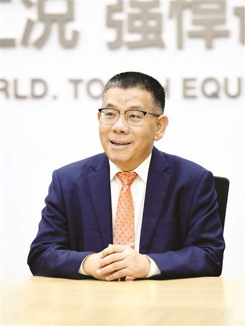 Zeng Guang’an,  chairman and CEO of LiuGong.