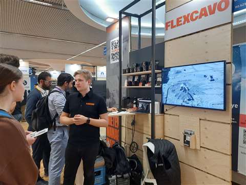 Flexcavo's stand at Bauma 2022