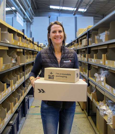 Claire Emery, Supply Chain Manager at Haulotte's Lorette Hub in France.