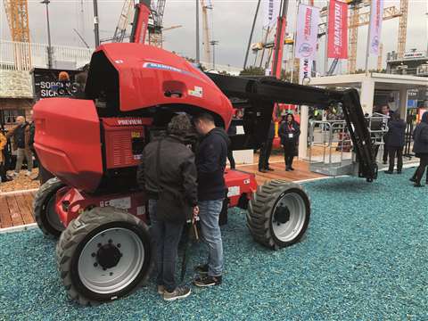 Manitou Electric Oxygen range at Bauma.