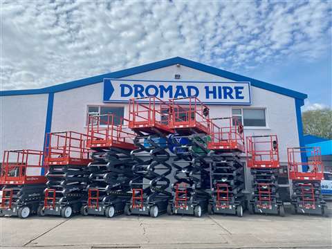 Dromad's new SkyJack electric scissor lifts