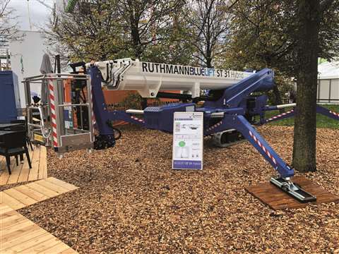 Ruthmann Bluelift spider lift