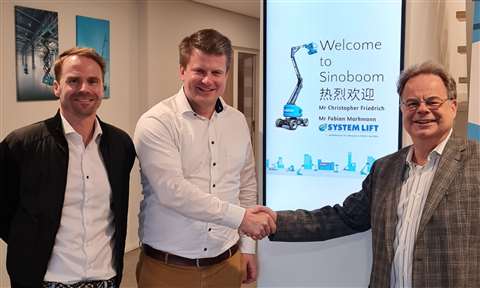 From left: Christopher Friedrich, Fabian Markmann and Tim Whiteman