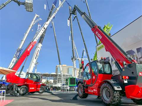 conexpo, telehandler, magni