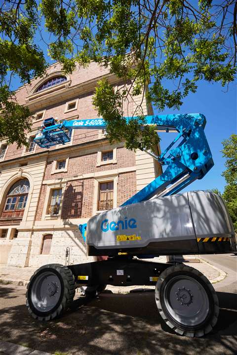 Genie S-60 boom lift.