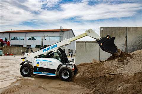 Faresin's 6.26 Full Electric MY 2023 telehandler.