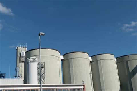 The GEDA SH 500 industrial hoist installed at Südzucker Group's Rain am Lech sugar factory in Germany.