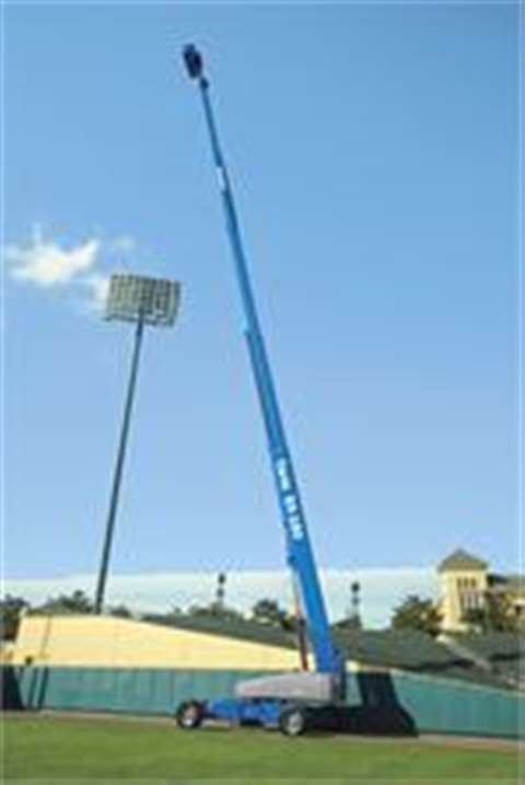 The Genie SX-180 self-propelled telescopic boom 