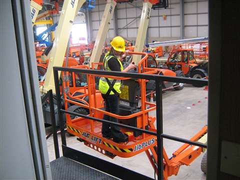 A student completes the hands-on portion of training at an AWPT training center. 